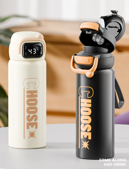 Smart Insulated Water Bottle - 500ml | Hot & Cold | Stylish Design